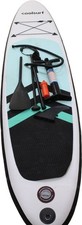 Coolsurf Inflatable Stand Up Paddle Board Sup White Black Water Sports 10