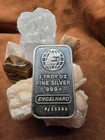 Scarce 1981' Engelhard Silver Bar 1oz .9999 Fine Silver Bullion - SRL#PK