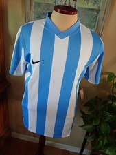 Nike Dri-FIT Shirt V-Neck Men's Large Short Sleeve Striped NWT