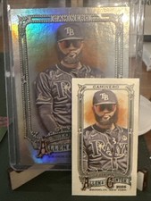 2025 Topps Allen & Ginter Junior Caminero Chrome Variation And Base Mini Card