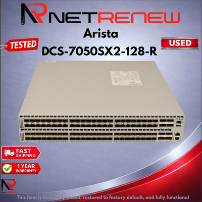 Arista DCS-7050SX2-128-R 128-Port 10GbE SFP+ / 40GbE QSFP+