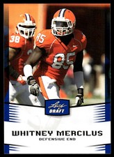 Whitney Mercilus 2012 Leaf Draft #50 Illinois Fighting Illini NFL READ FREE SHIP