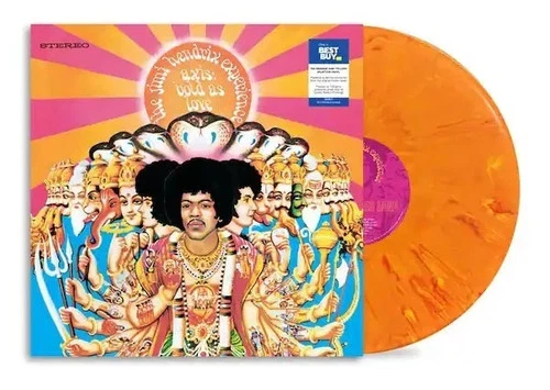 Jimi Hendrix Axis Bold As  Love  BB exclusive ORANGE YELLOW  SPLATTER vinyl