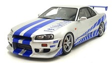 Kyosho 1/12 Scale KSR12007A - Nissan Skyline GT-R (BNR34) Fast and Furious