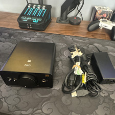 FiiO K5 Pro Black Desktop USB DAC Headphone Amp Hi-Res RCA w/ Power Adapter