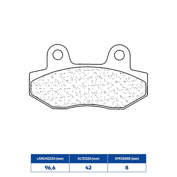 PASTIGLIE FRENO CL BRAKES 3086MSC