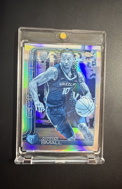 2025-26 Topps Chrome - Javon Small #299 Frozenfractor /5 (RC) SSP -5/0 Rookie RC