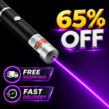 1000Miles Strong Beam Purple Laser Pointer Pen 533nm Lazer Torch Cat Dog Pet ToY