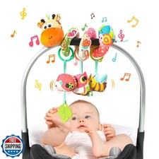 Jollybaby Crib Stroller Car Seat Toys for Baby 0-3-6-9-12 Months, Tummy Time