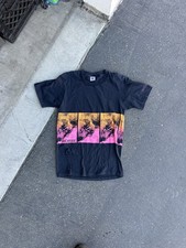 Vintage 80s HOBIE 1989 Hawaiian Surf AOP Single Stitch T-Shirt Size L