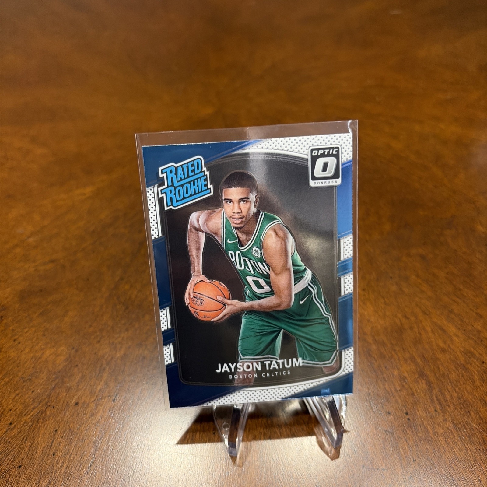 2017-18 Panini Donruss Optic - Rated Rookie Jayson Tatum #198 Holo Silver Prizm