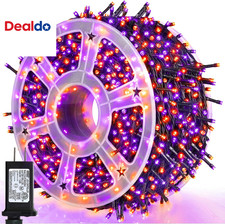 500 LED Halloween Lights Outdoor,164 FT Twinkle Lights Waterproof