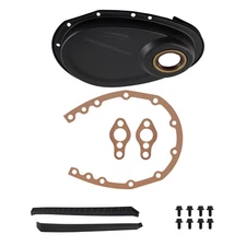 Steel Engine Cover Kit for Chevy V8 283-400 1958-1986 Black with Bolts