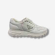 Prada Mens White Prax 01 Re-Nylon and Brushed...