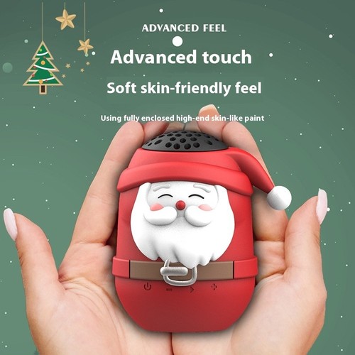 Mini Santa Claus Bluetooth Speaker – Cute Portable Waterproof Stereo, USB Rechar - 第 2/5 張圖片