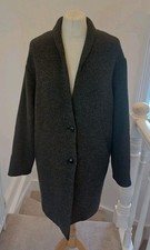 Jigsaw Coat Women's Size Medium VGC Grey. B304