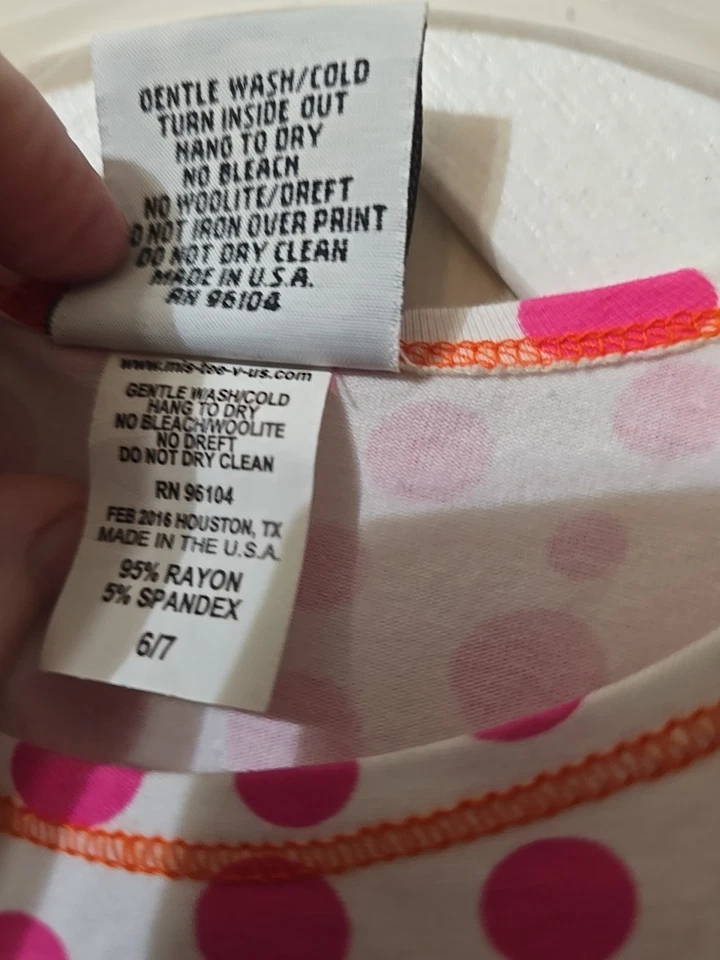 Conjunto de verano Misteevus de dos piezas para niñas talla 6 Foto 4 de 4