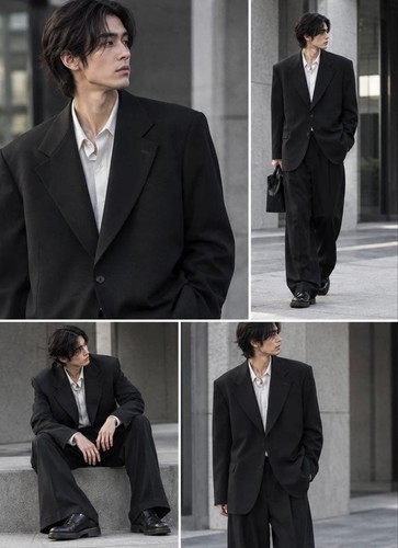 Oscar de la Renta, Oscar de la Renta giacca sartoriale vintage M 175 94 cm anni 90