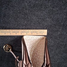 Michael Kors Sheila Satchel Crossbody & Jet Set Wallet Powder Blush NWT 21