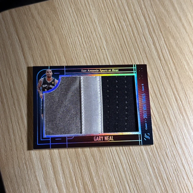 Gary Neal 2024-25 Panini Silhouette Jumbo Finals Patch Holo Silver /24 Game Worn