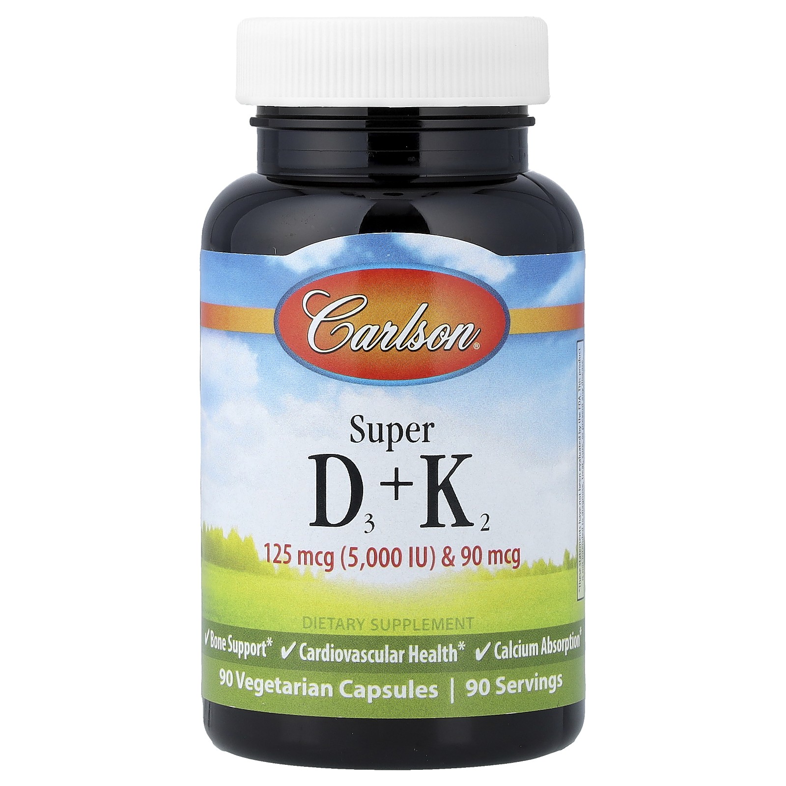Super D3 K2 90 Vegetarian Capsules 7290₽