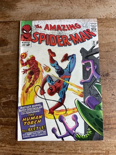 Amazing Spider-Man #21 Marvel Comics 1965 2nd Appearance of Beetle =