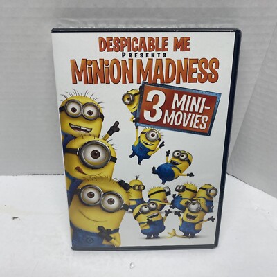 Despicable Me Presents Minion Madness 3 Mini-Movies DVD New Sealed