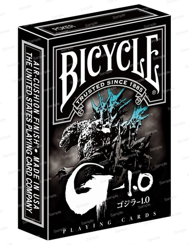 Bicycle Godzilla -1.0 Playing Cards G -1.0 Trump New - Picture 1 of 3
