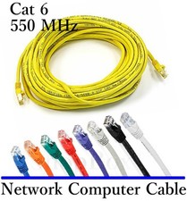 50 Foot Cat6 Ethernet Network Patch Cable for Computer Broadband Internet Router