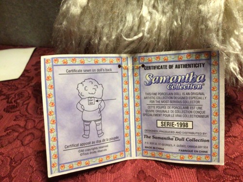 Samantha Doll Collection Samantha Medici 1998 Ltd Ed. COA - Picture 10 of 11