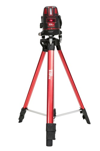 SELF LEVELLING 4V1H PLUMB DOT CROSS ROTARY LASER LEVEL TRIPOD RECEIVER DETECTOR - Picture 17 of 27
