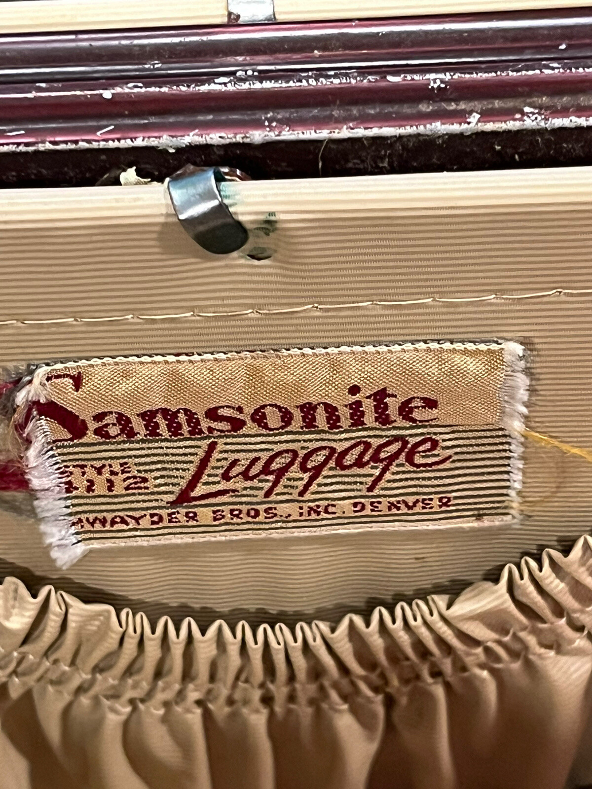 Very Nice Samsonite Train Case Vintage Luggage Alligator Print 4112 eBay