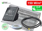 Elektrische Fußbodenheizung AluPro 150 W für Laminat mit digitalem Thermostat