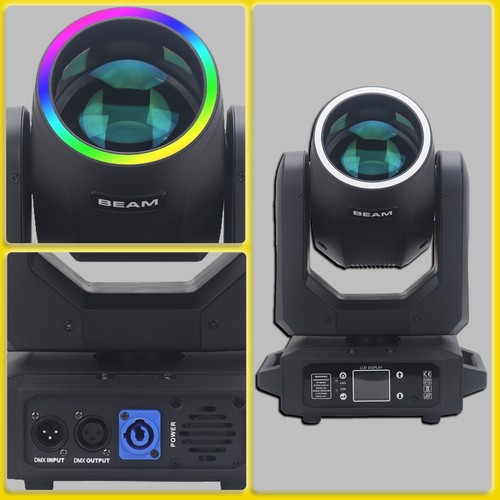 2Pcs 200W LED Moving Head DMX512 Quick-Install DJ Wedding Lighting - Picture 3 of 9
