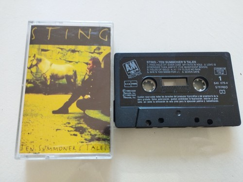 Sting Ten Summoner's Tales AM 1993 Spain Press - Tape Cassette