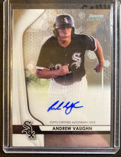 Andrew Vaughn AUTO~RC Bowman Sterling 2020 Certified Rookie Autograph White Sox