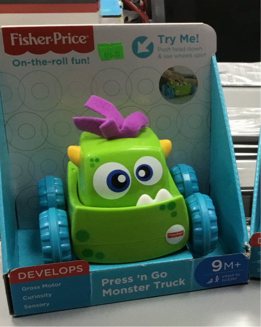 fisher price press and go monster