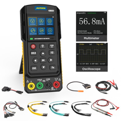 Oscilloscope Digital Diagnostic Multimeter AC DC Voltage Circuit Tester K/CAN 