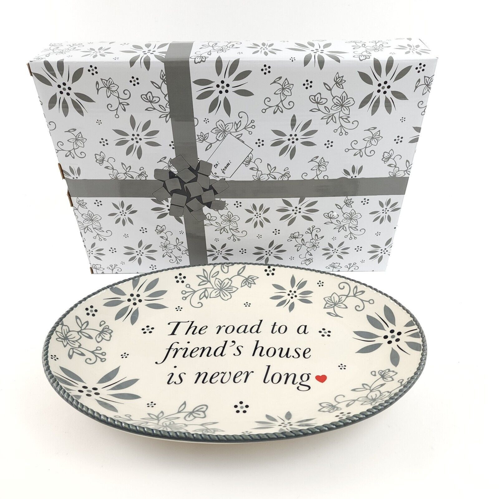 Соблазны Классическое блюдо для дружбы Дорога дружбы к дому друга 14 Серый