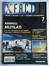 X FACTOR RIVISTA ENIGMI E MISTERI UFO FENOMENI PARANORMALI N. 7 DE AGOSTINI