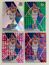 2019-20 Mosaic Furkan Korkmaz Silver Green Pink Camo Reactive Blue 4 Prizm #199!