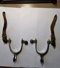 Vintage Child Spurs Western Man Cave Collectible Marked Korea