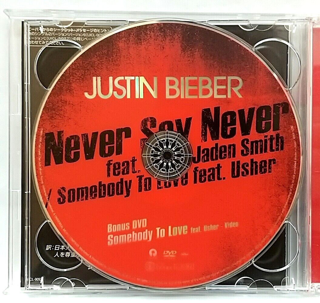 CD) Justin Bieber ‎– Never Say Never / Somebody To Love, UICL-9093