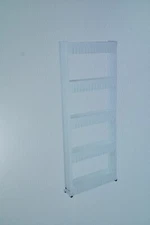 Lavish Home Collection Mobile Shelving Unit Organizer 5 Basket Pull 82-5LSS