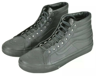 mens leather high top vans