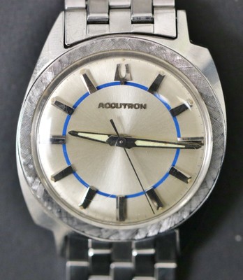 bulova accutron blue dial