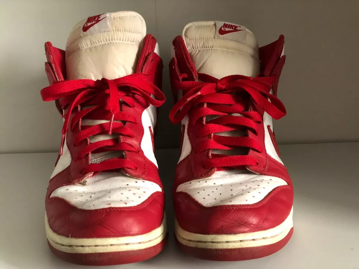Nike Dunk High Retro QS 2016 St Johns Be True Varsity Red White Sz 12