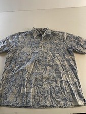 VTG Made Hawaii Floral CAMP SHIRT XL Extra Large