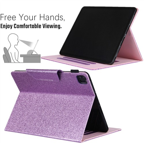 For iPad Mini/Air/Pro 9.7'' 11 12.9 13'' 2024 Magnetic Flip Wallet Leather Case - Picture 90 of 109