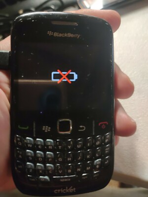 BlackBerry フリップフォン シルバー/ブラック BlackBerry Pearl 8100 Black and Silver ( T-Mobile ) Very
